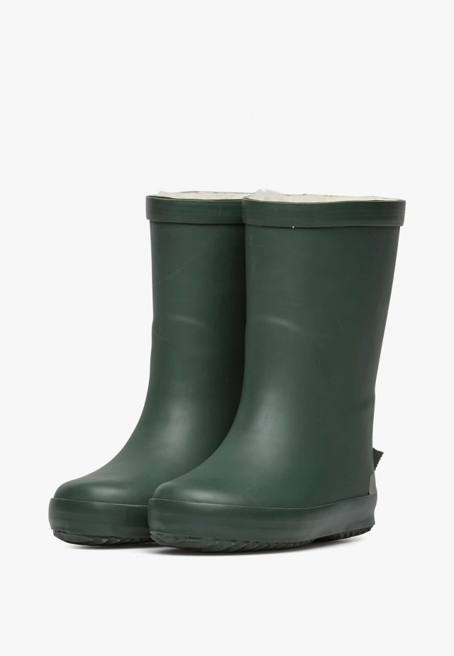 NATURINO RAINBOOT WARM.Regenstiefel, Dunkelgrün
