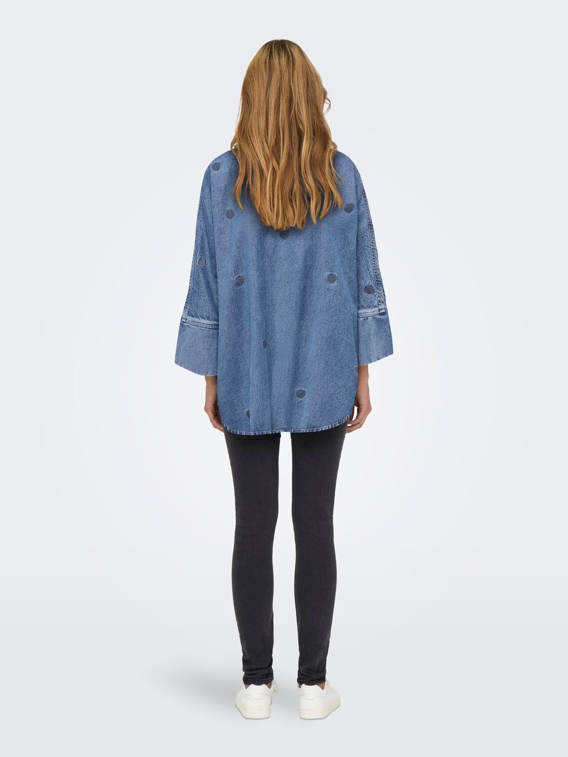 ONLGRACE Jeanshemd Medium Blue Denim