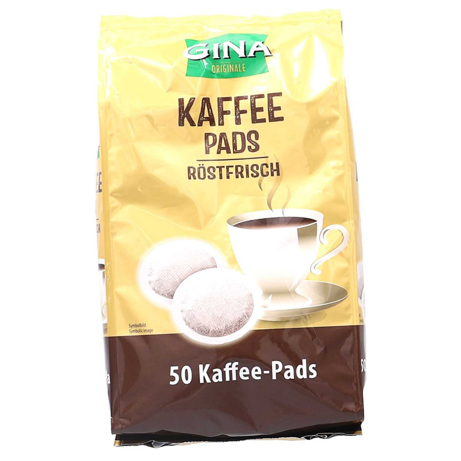 Gina Kaffee-Pads gemahlen röstfrisch 50er