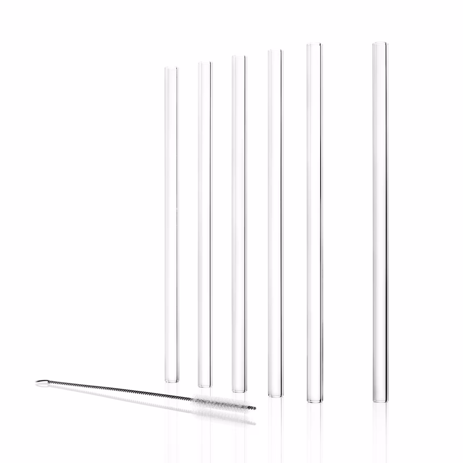 Stölzle Lausitz Glastrinkhalme Bar 15 cm 7er Set