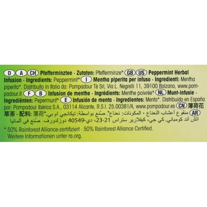 Pfefferminztee, 62,5g von Teekanne