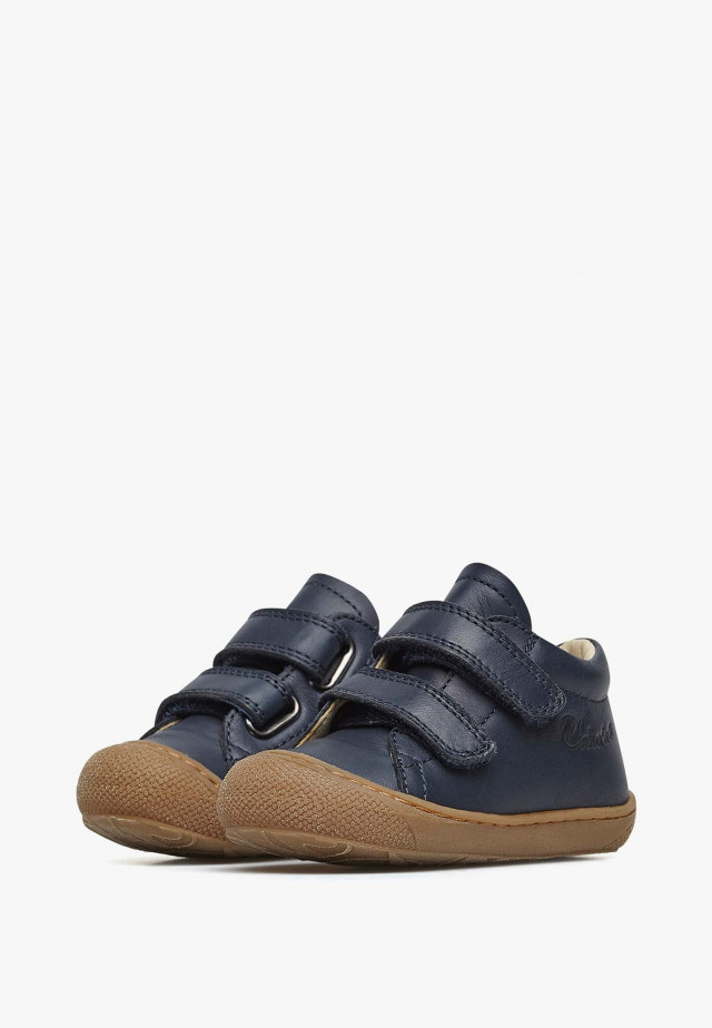 NATURINO COCOON VLLauflernschuhe aus Nappaleder, Marineblau