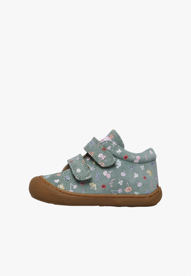 NATURINO COCOON VLLauflernschuhe aus Veloursleder, Salbei