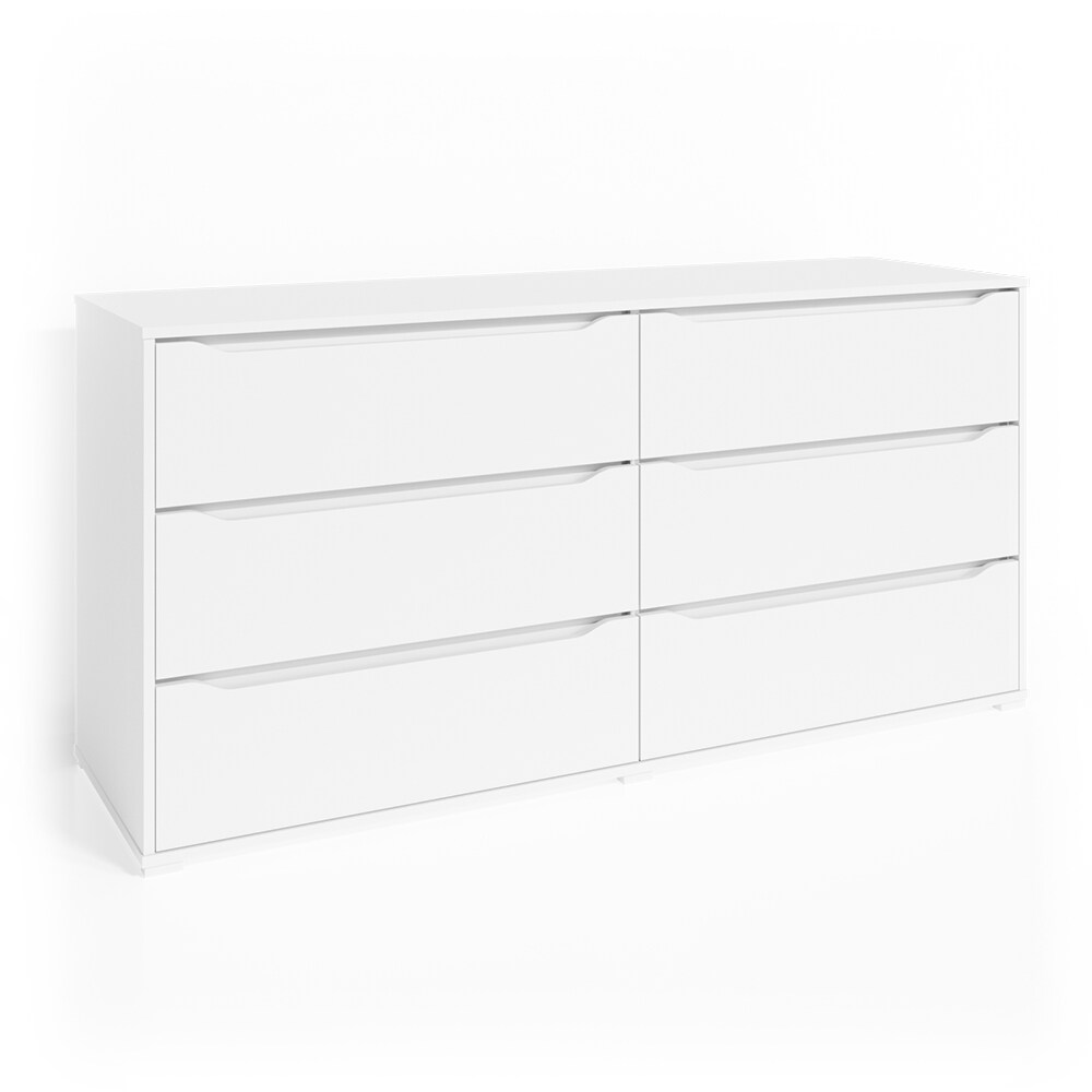 VICCO Kommode RUBEN Weiß 6 Schubladen 160 cm Sideboard Mehrzweckschrank Schrank