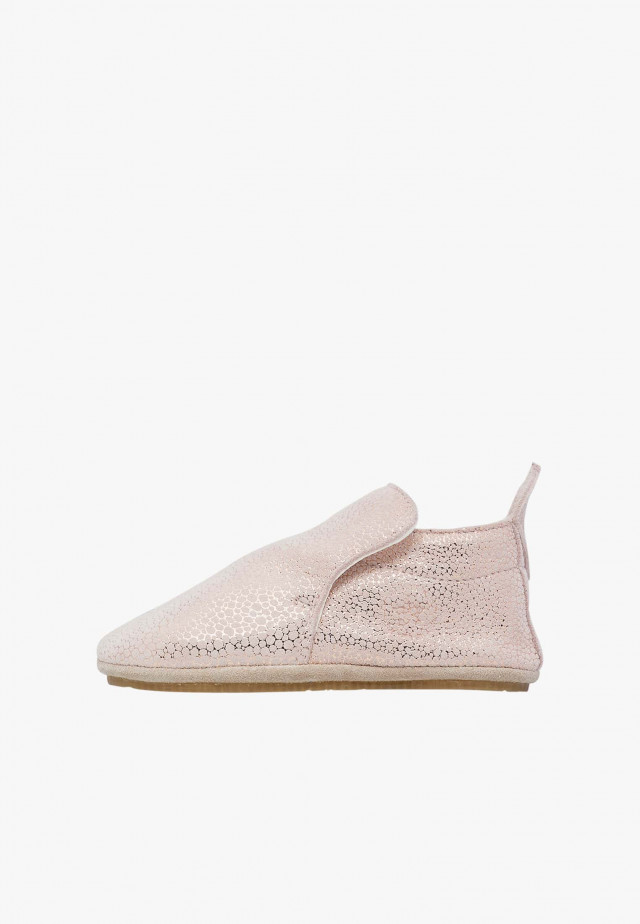 NATURINO PLUMARD 2Krabbelschuhe aus Veloursleder, Rosa