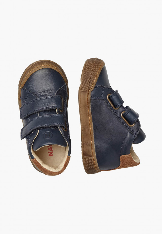 NATURINO LOVAN VLSneakers aus Leder und Veloursleder, Marineblau
