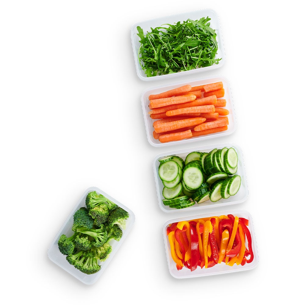 CLIP & CLOSE Frischhaltedosen Mealprep-Set