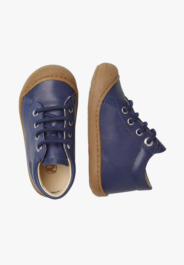 NATURINO COCOONLauflernschuhe aus Nappaleder, Mitternachtsblau
