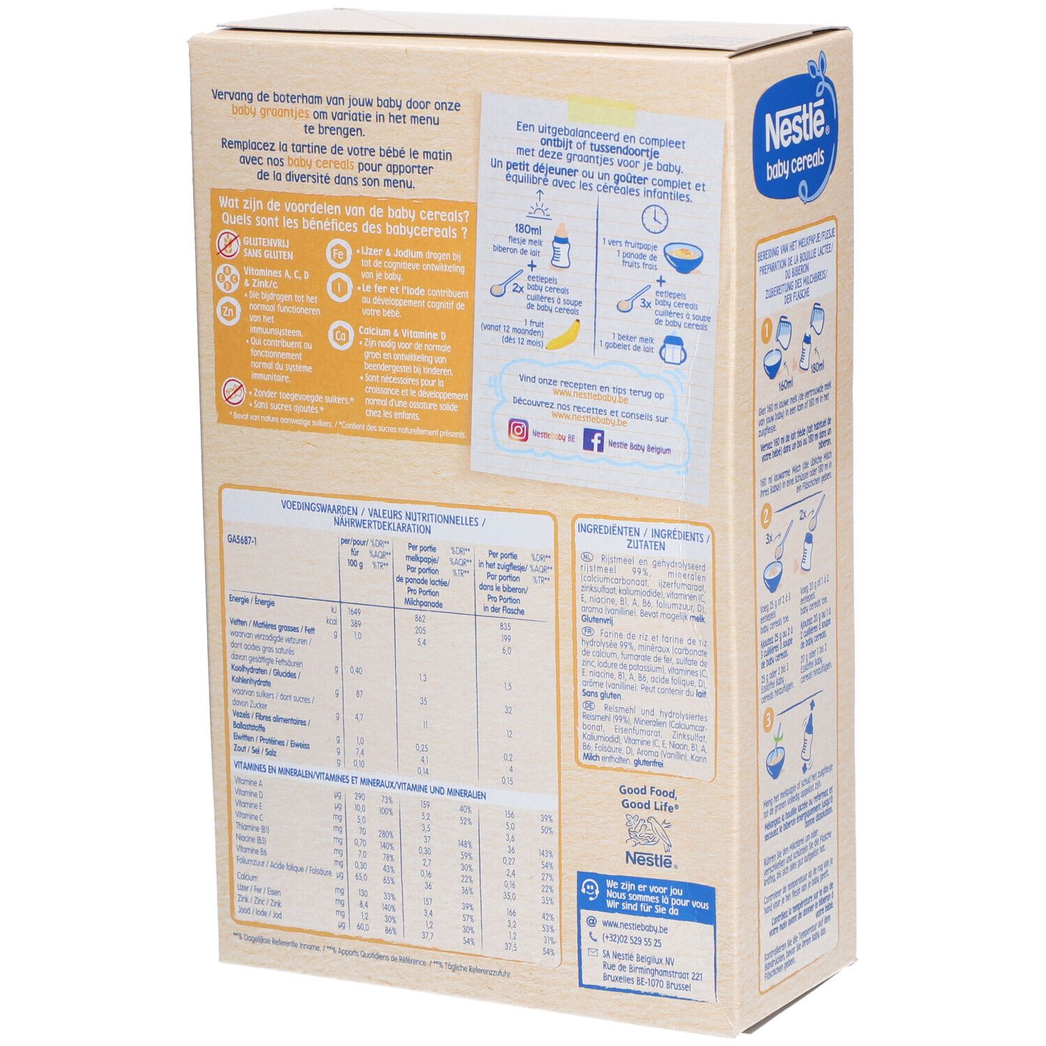 Nestle Baby Cereals® Reis-Vanille