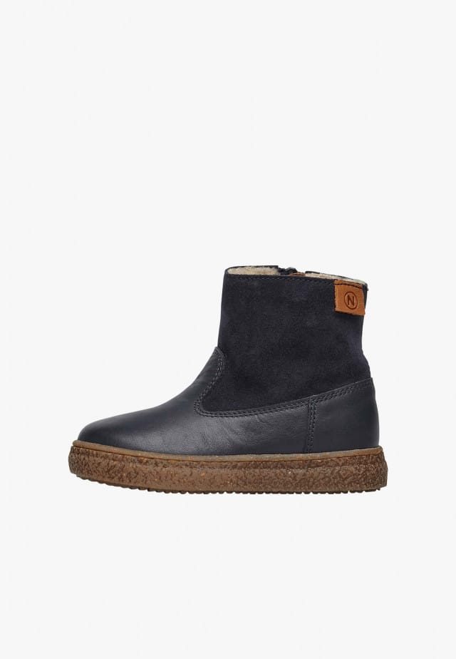 NATURINO ALPINAStiefeletten aus Nappa- und Veloursleder, Blau