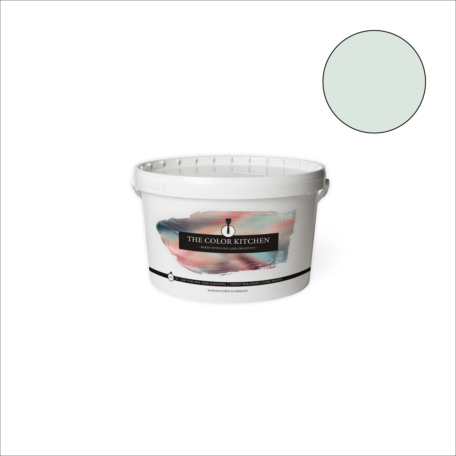 The Color Kitchen Wandfarbe Perky Peppermint - grün matt - 2,5 Liter
