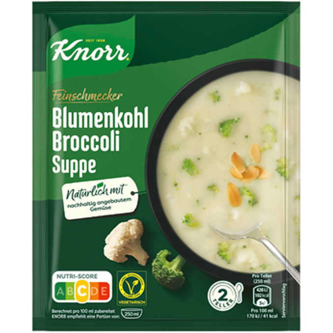 Knorr Blumenkohl Broccoli Suppe , 48g von Knorr