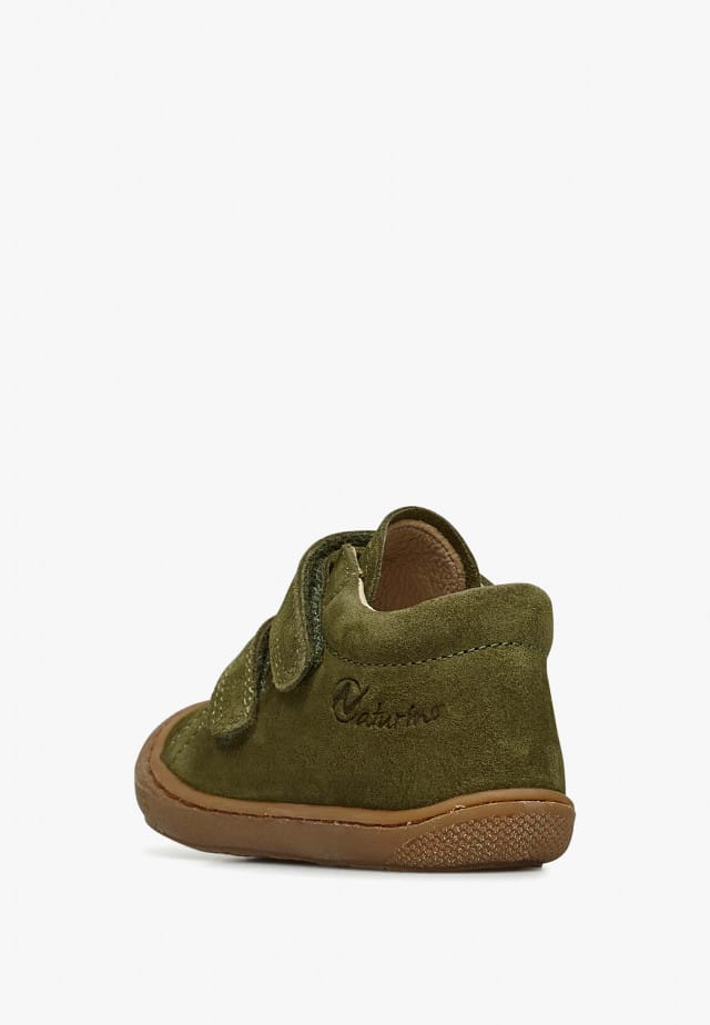 NATURINO COCOON VLLauflernschuhe aus Veloursleder, Militärgrün