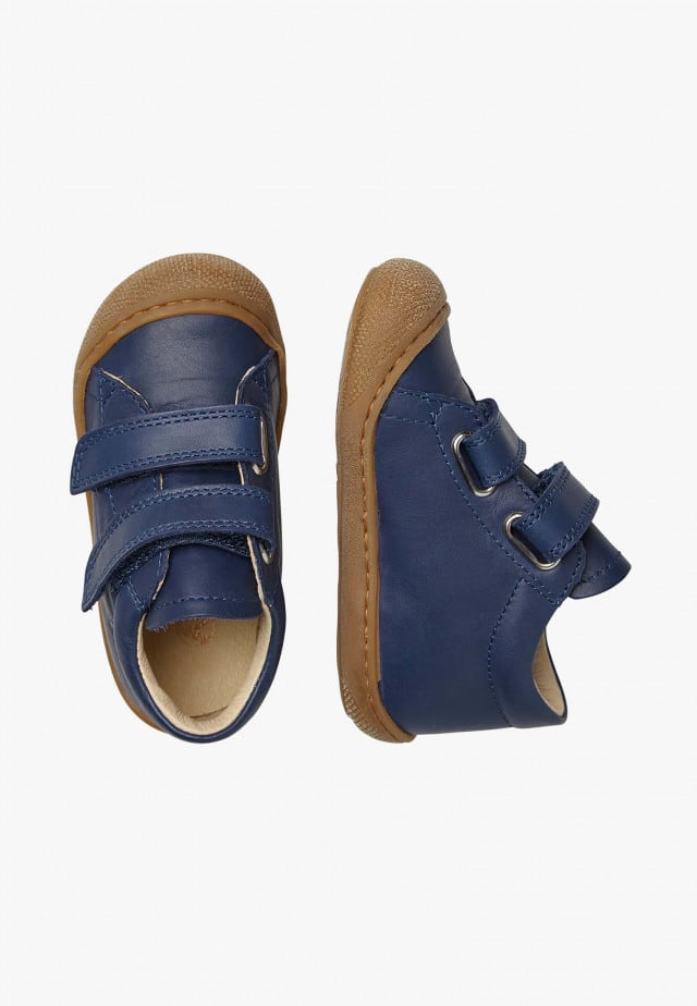 NATURINO COCOON VLLauflernschuhe aus Nappaleder, Mitternachtsblau