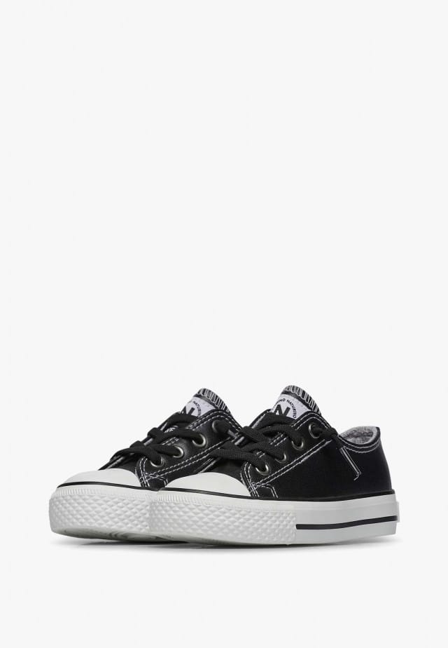 NATURINO AYASY.Sneakers aus Leder, Schwarz