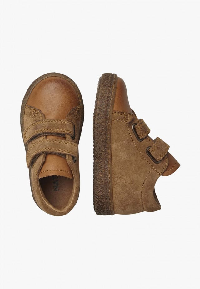 NATURINO ALBUS VLSneakers aus Nappa- und Veloursleder, Cognac