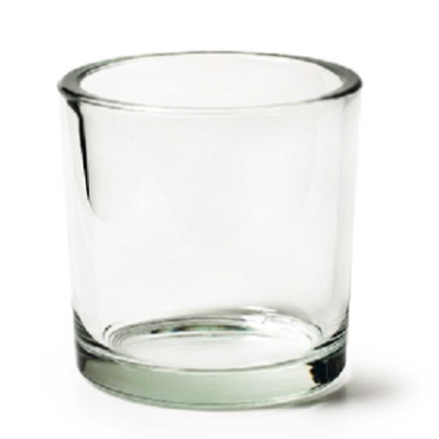 Vase 14x14cm Glas Zylinder