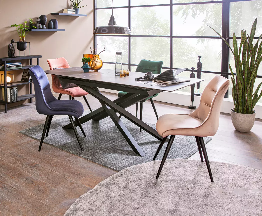 Esstisch mit Auszug Mostoles 160/200 x 90 cm