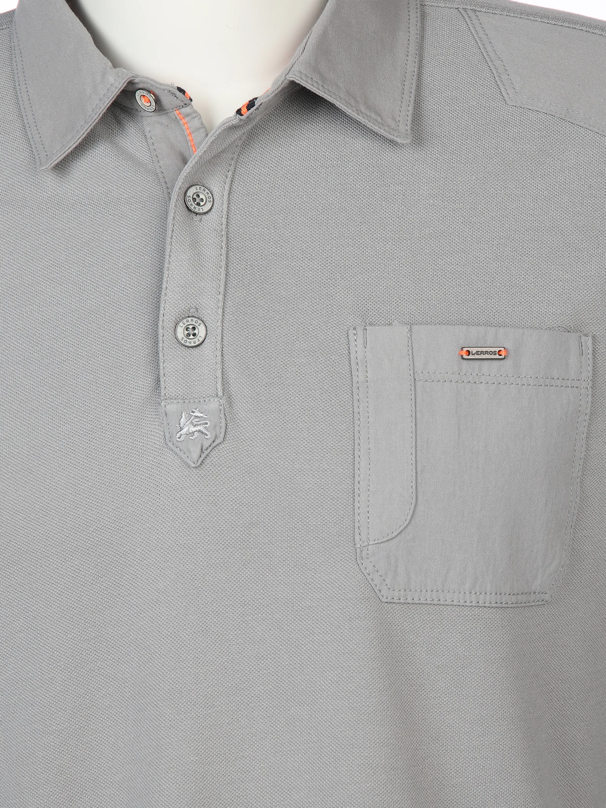 Herren Poloshirt mit langem Arm