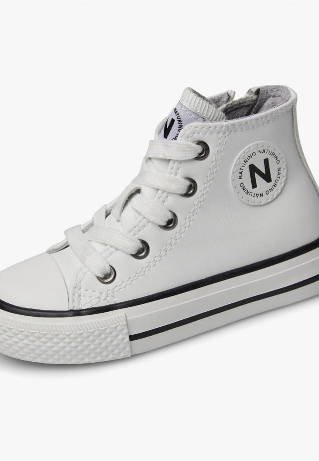 NATURINO YLFAS.Sneakers aus Leder, Weiß