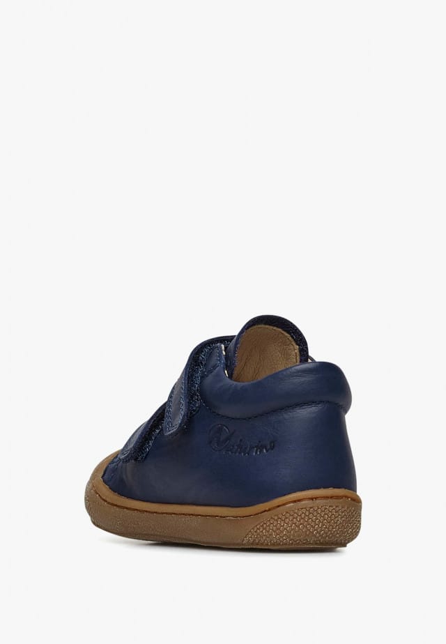 NATURINO COCOON VLLauflernschuhe aus Nappaleder, Mitternachtsblau