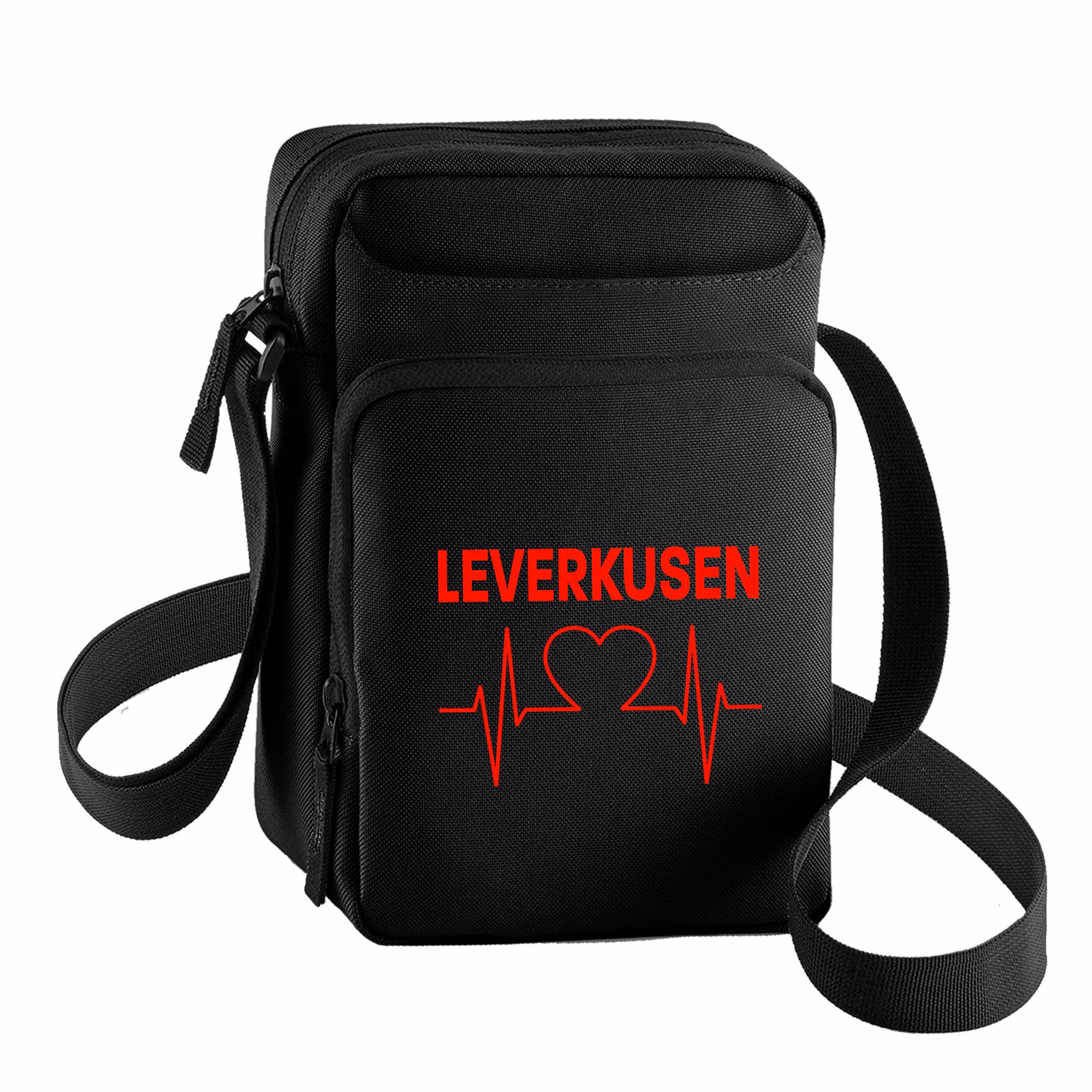 multifanshop® Umhängetasche - Leverkusen - Herzschlag