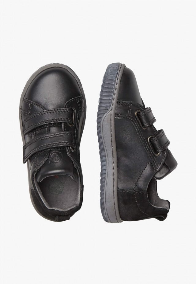 NATURINO CALEB VLSneakers aus Nappa- und Veloursleder, Schwarz