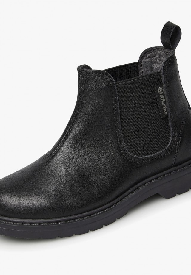 NATURINO PICCADILLYChelsea-Boots aus Leder, Schwarz