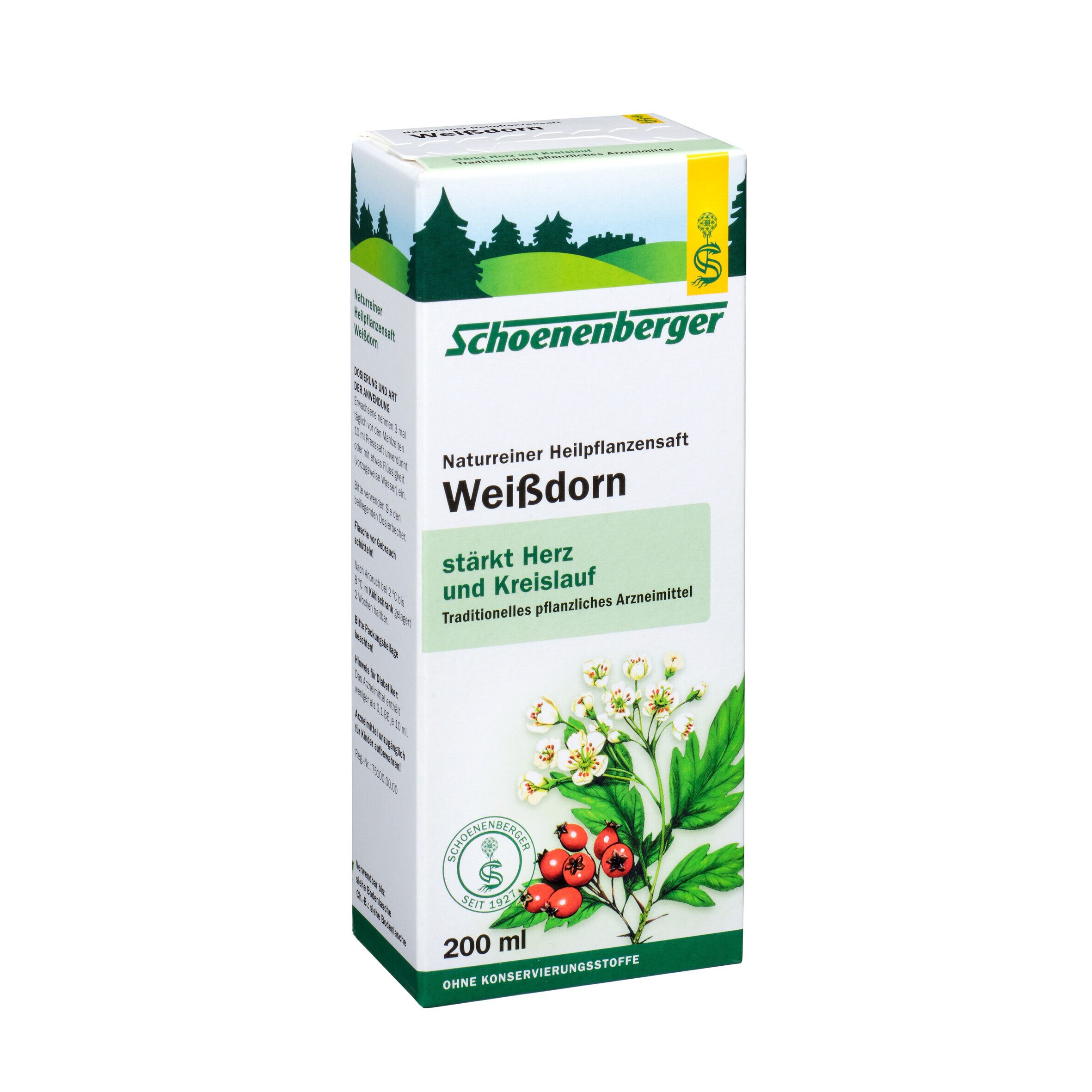 Schoenenberger® Heilpflanzensaft Weißdorn