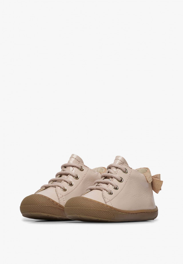 NATURINO CALLINOSLauflernschuhe aus Lackleder, Rosa