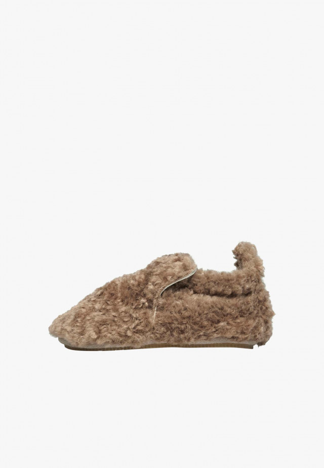 NATURINO PLUMARD 2Krabbelschuhe aus Wolle, Braun