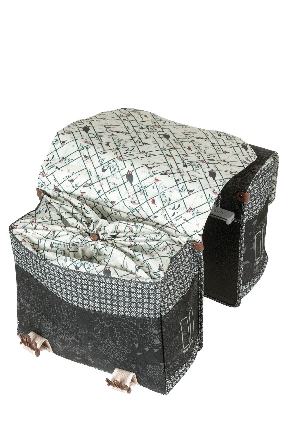 BASIL Doppelpacktasche Boheme MIK, charcoal