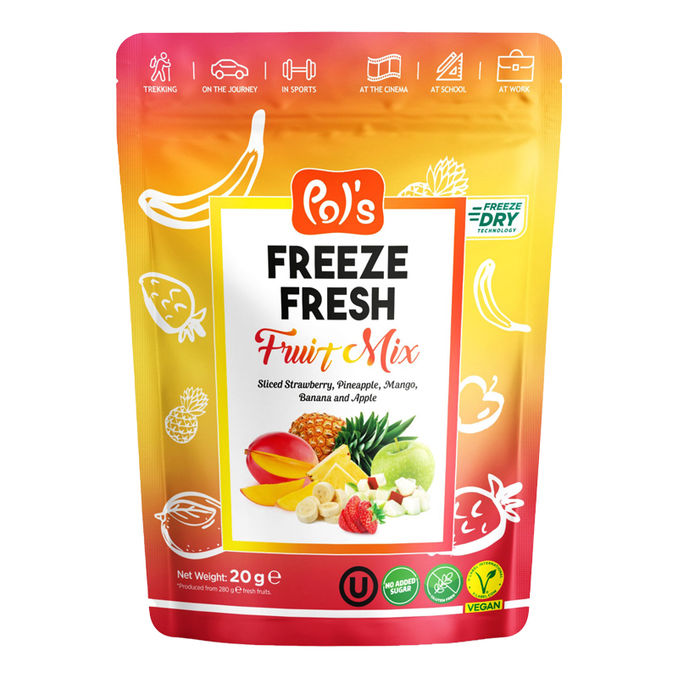 Fruit Mix Fruchtchips, 20g von Pol's Freeze Fresh