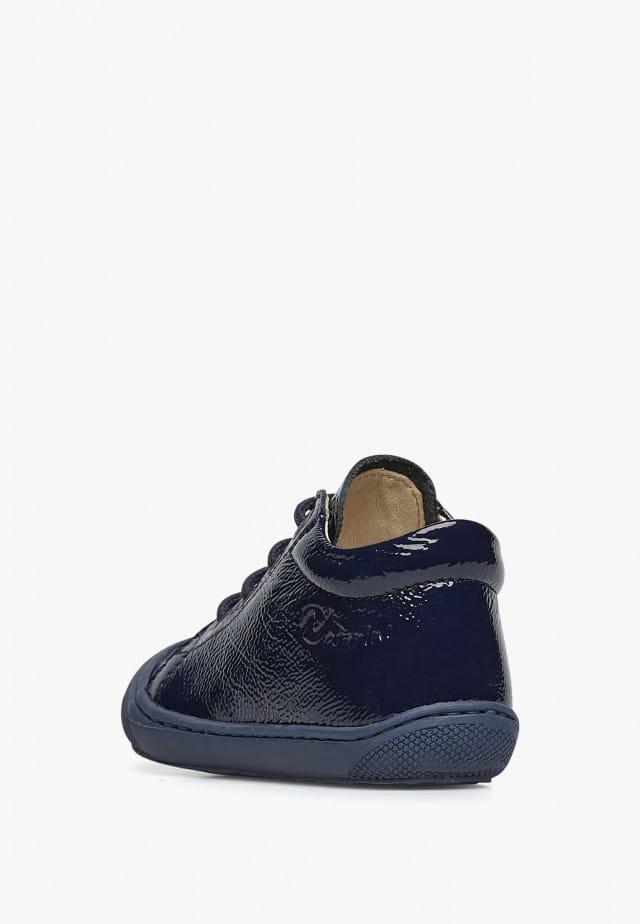NATURINO COCOONLauflernschuhe aus Lackleder, Blau