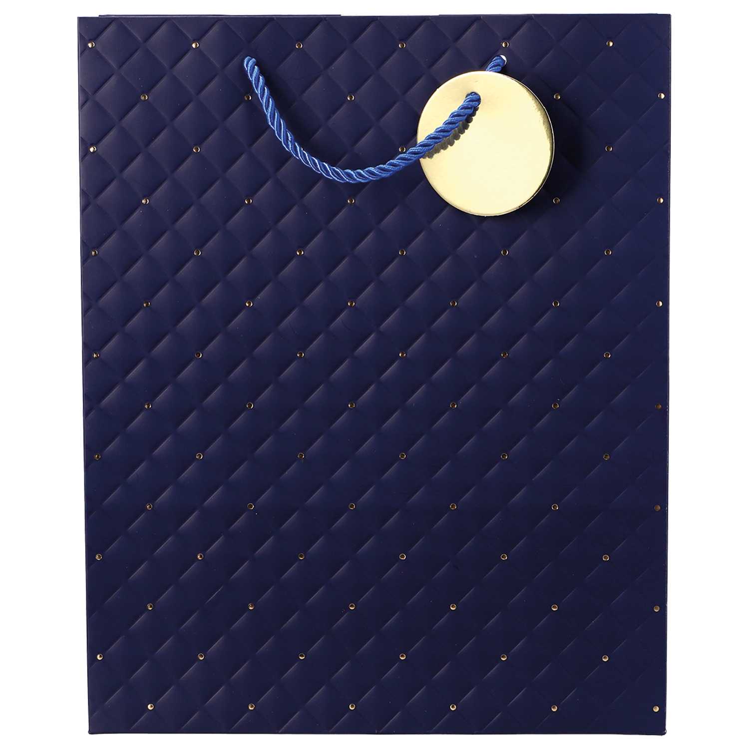 novooo Geschenktüte A4 Raute Gold gepr. 3f