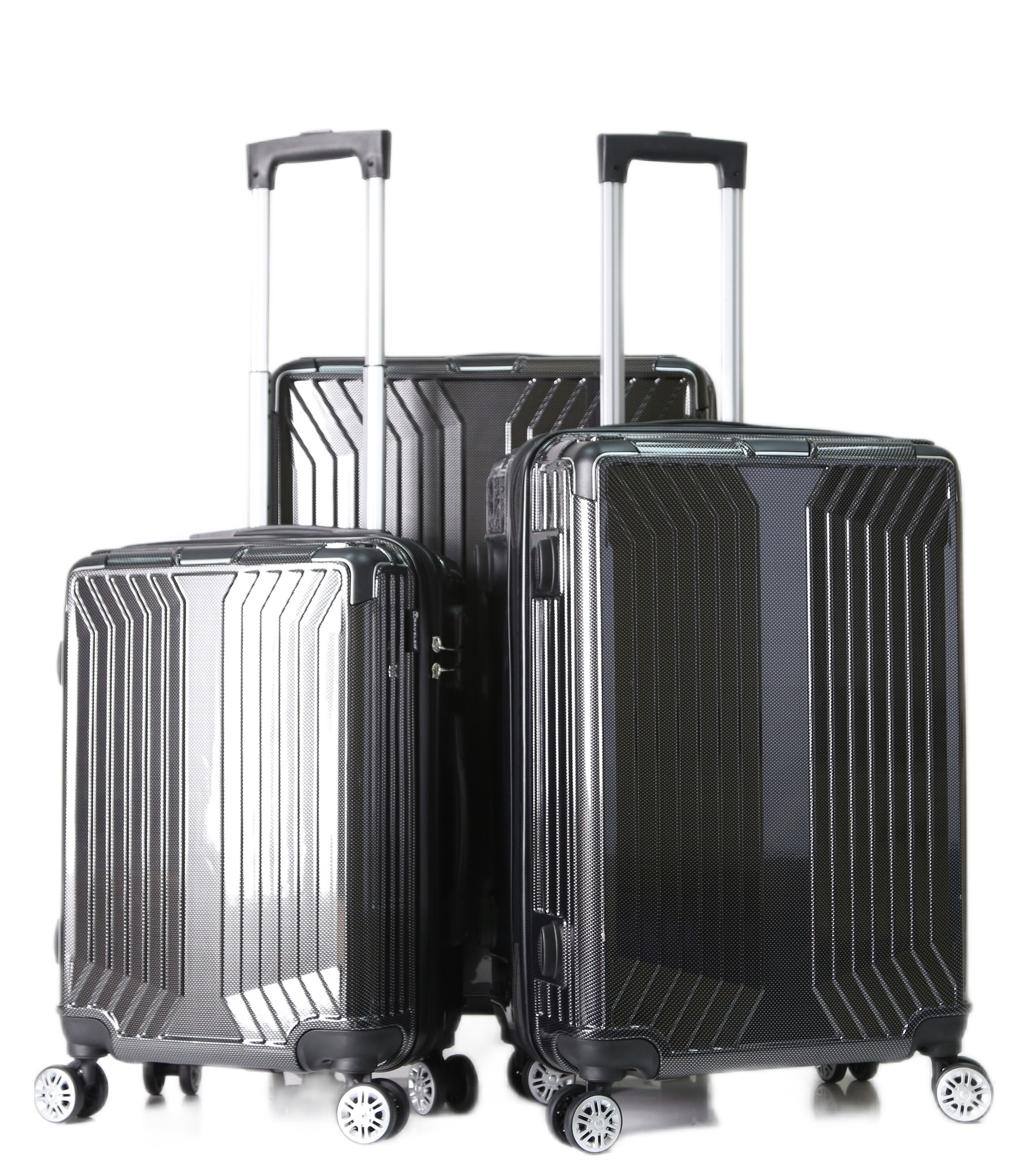 Koffer 3 tlg Trolley Set Kofferset Gepäck Polycarbonat