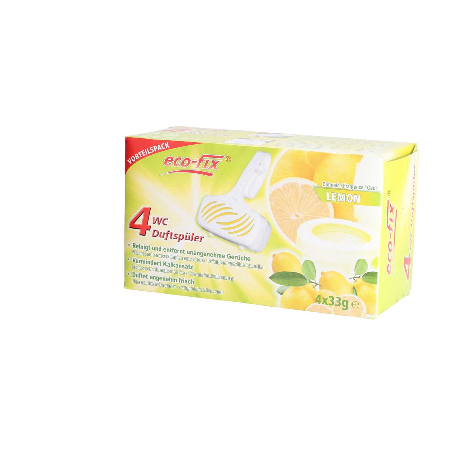 eco-fix WC Duftspüler Zitrone 4er