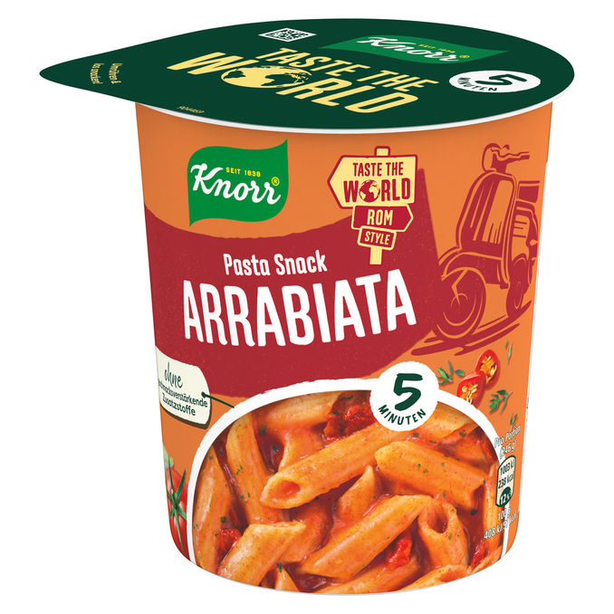 Pasta Snack Arrabiata, 66g von Knorr