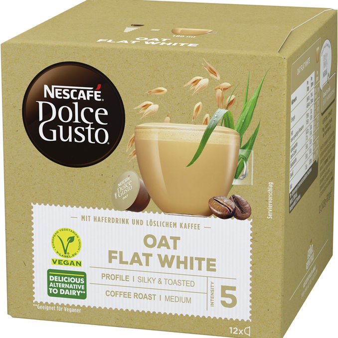Nescafé Dolce Gusto Hafer Flat White, 130g von Nescafé