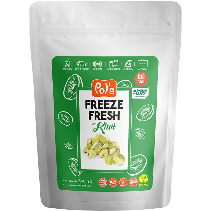 Kiwi Fruchtchips, 350g von Pol's Freeze Fresh