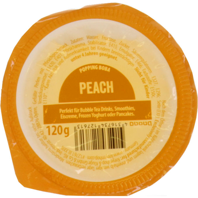 Bubble Tea Pfirsichgeschmack, 120g von Oboba