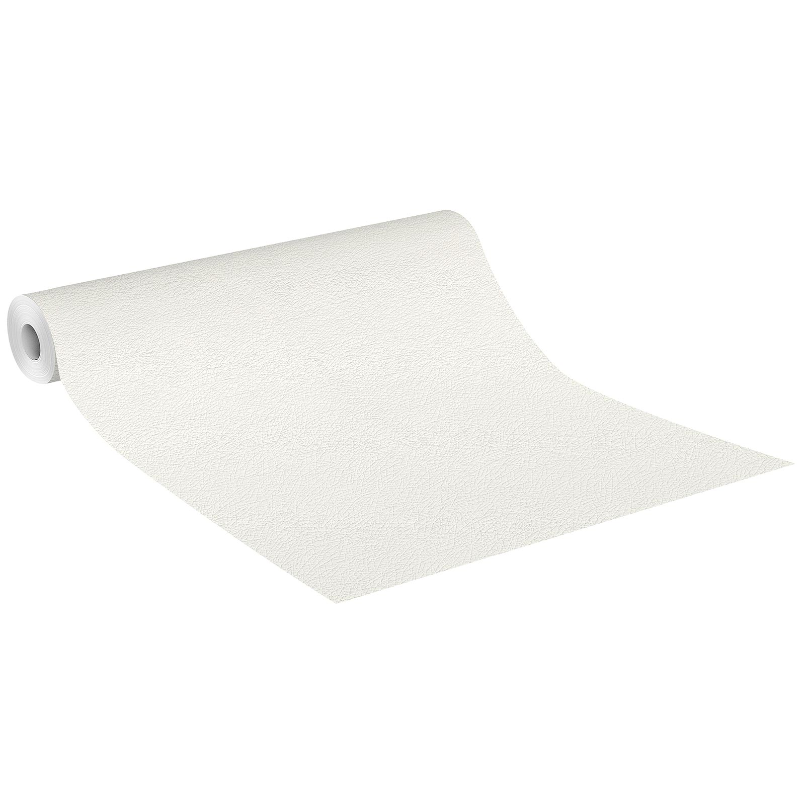 Vliestapete - weiß - uni - 10 Meter