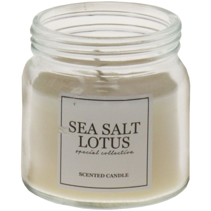 Duftkerze im Glas Sea Salt Lotus, 160 von Scented Candle