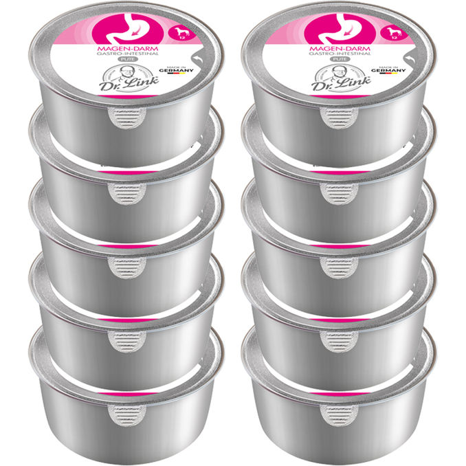Hundefutter Magen-Darm mit Pute, 10er Pack, 10 x 125g von Dr. Link®