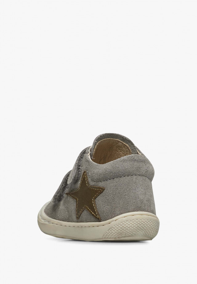 NATURINO KOLDE VLLauflernschuhe aus Leder und Veloursleder, Anthrazit