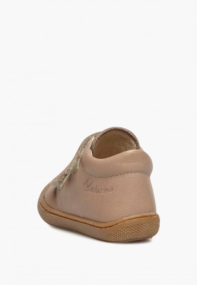 NATURINO COCOON VLLauflernschuhe aus Nappaleder, Taupe
