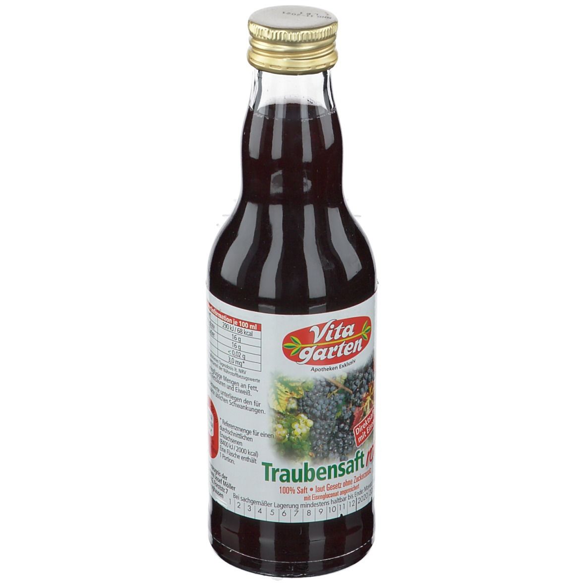 Vitagarten Roter Traubensaft