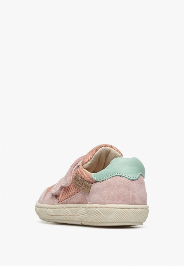 BAREFOOT LILOX VLSneakers aus Veloursleder und Gewebe, Rosa