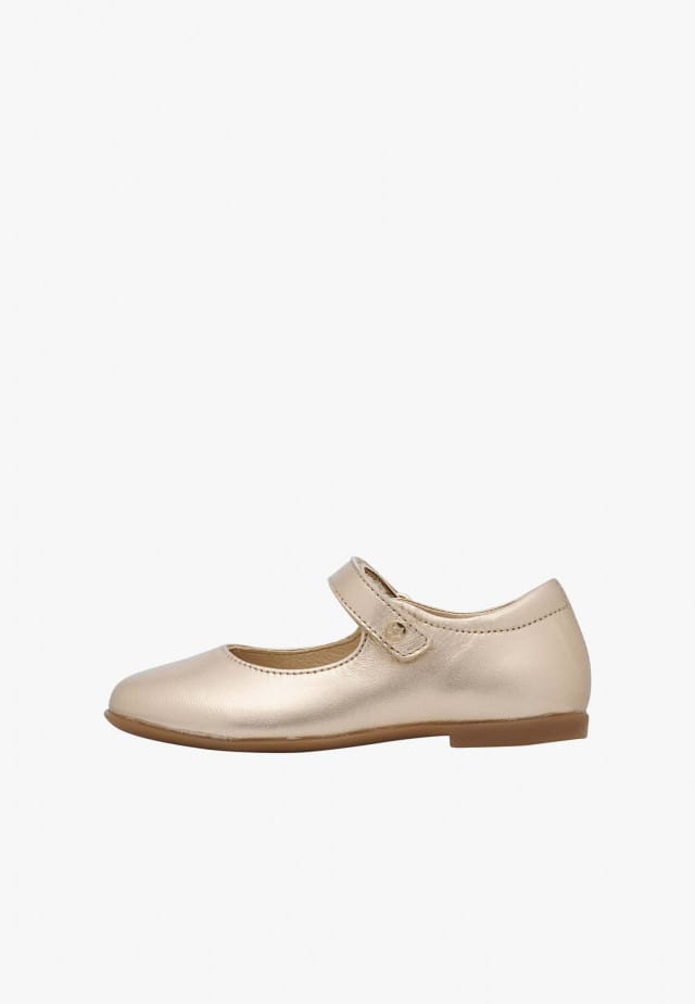NATURINO DARLINGBallerinas aus Metallic-Leder, Platin