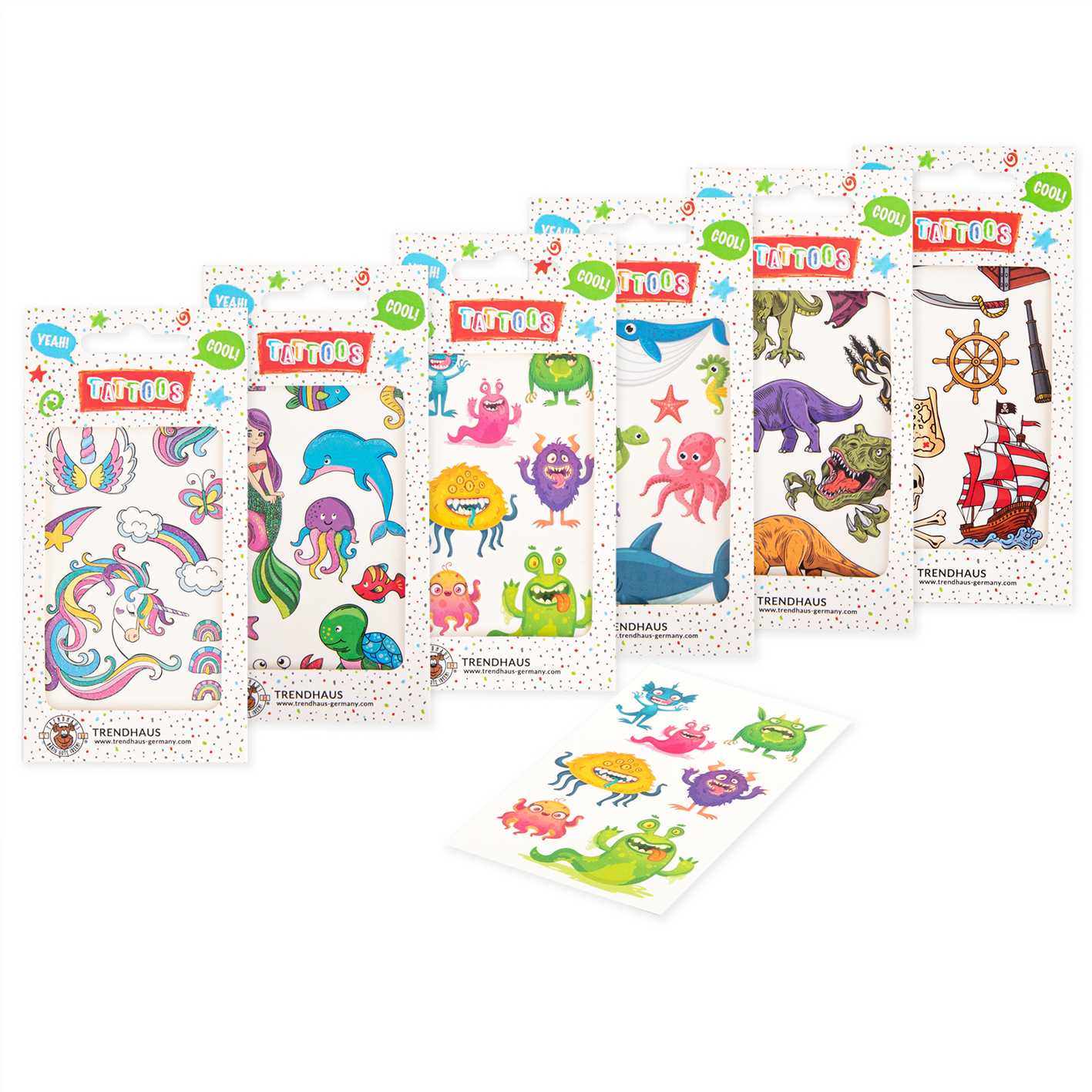 Kinder-Tattoos 1 Bogen